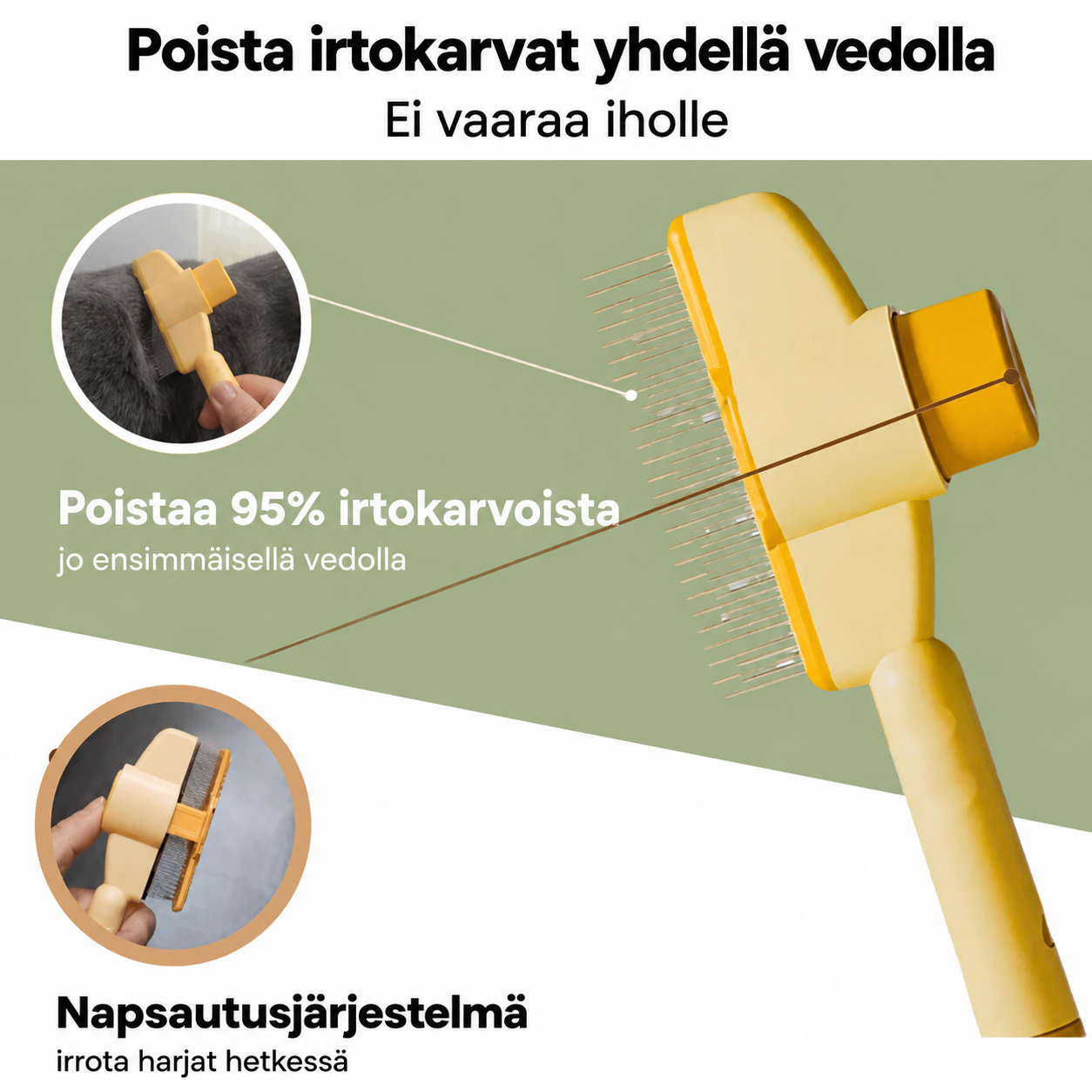 Kissan karvanpoistoharja