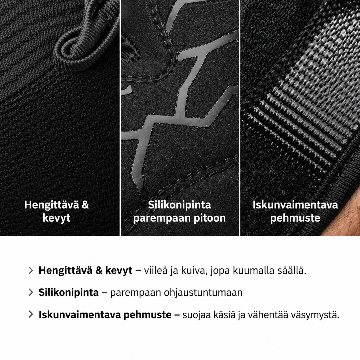 Kesäpyöräilyhanskat