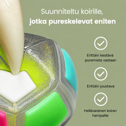 Stressiä lievittävä pallo koiralle